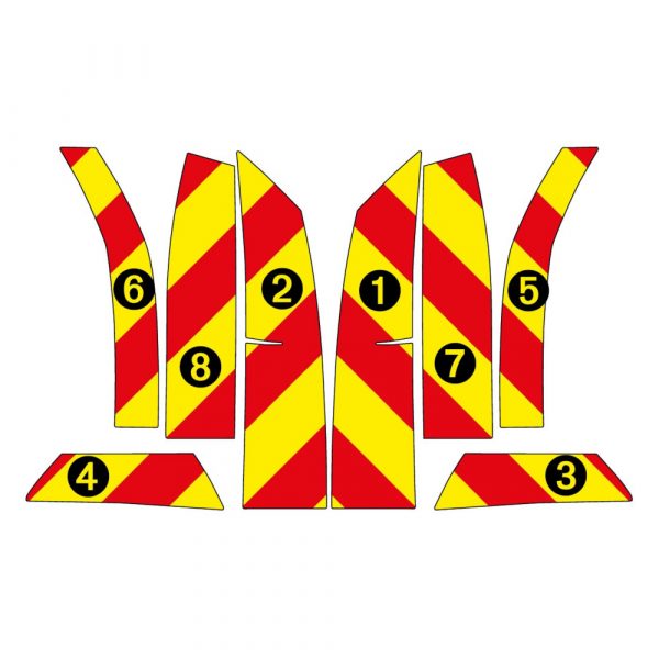 Kit Jaune-Rouge Partiel - PEUGEOT 208/e-208 (2023) – Image 2